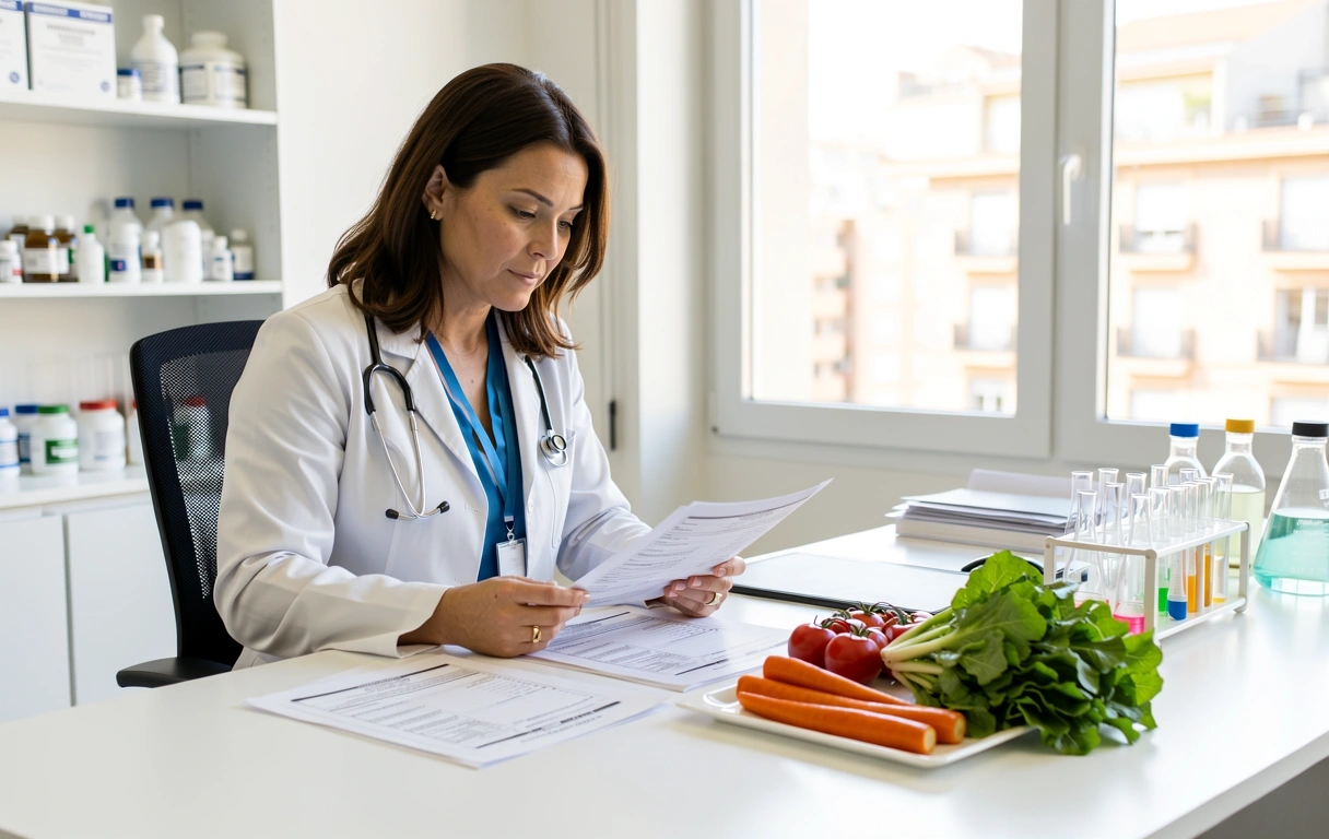Revisión profesional de nutrición